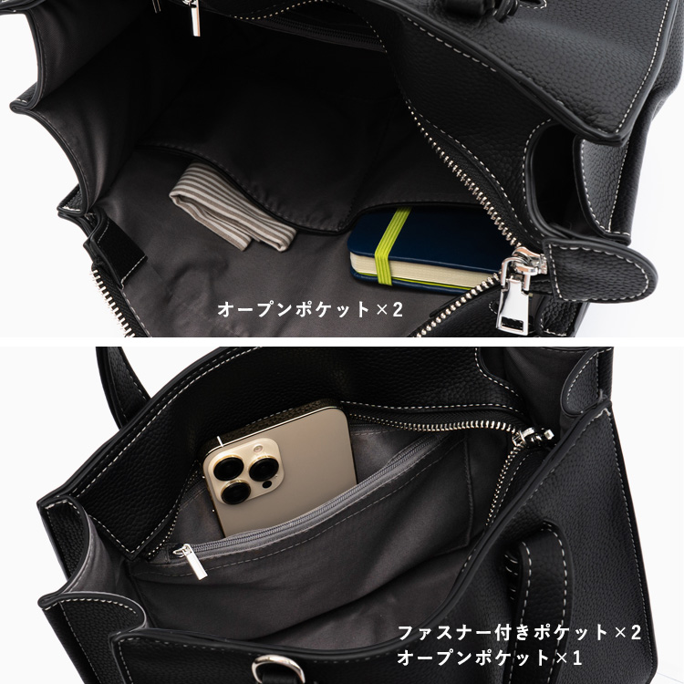 VitaFelice ハンドバッグ レディース 2way ショルダーバッグ a5