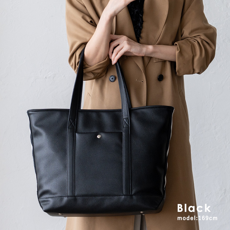 ルフィ　TOTE 4Pocket トート 4ポケット　無修正インボイス付 内ポケット付きのA4トートバック（キイロ） トートバッグ