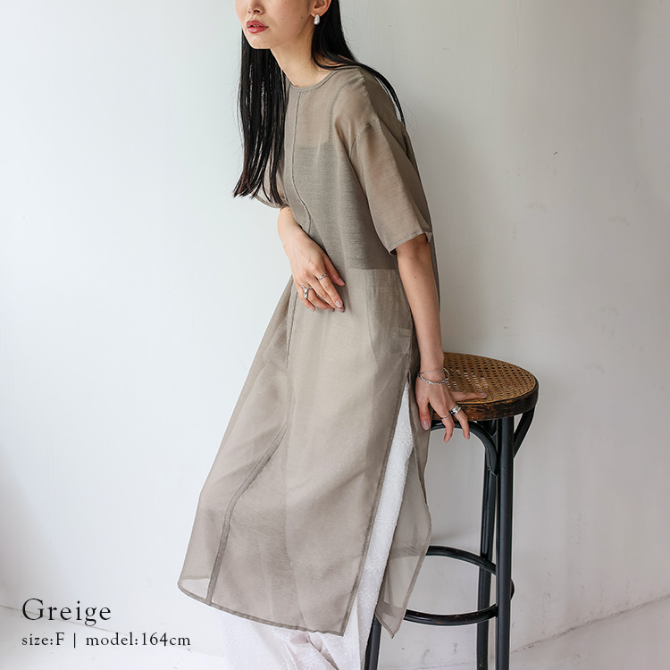 VitaFelice（ヴィータフェリーチェ） ワンピース レディース シアー