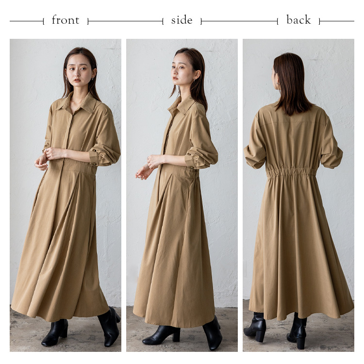 ワンピース 接触冷感】モックネックワンピース LE SOUK HOLIDAY｜クロスプラス公式