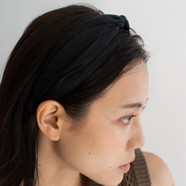 カチューシャ レディース 幅広 大人 ターバン風 ヘアバンド サテン クロス ツイスト スカーフ ワイド リボン おしゃれ まとめ髪 nsa-h30064 aroco/アロコ | VitaFelice | 01