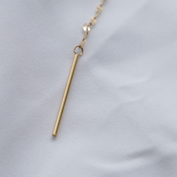 VitaFelice（ヴィータフェリーチェ） ネックレス レディース Y字 18k
