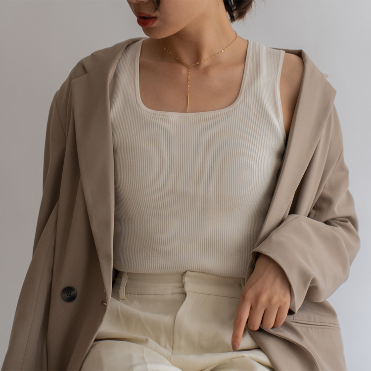VitaFelice（ヴィータフェリーチェ） ネックレス レディース Y字 18k