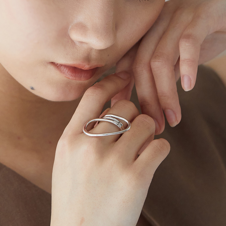 VitaFelice（ヴィータフェリーチェ） 指輪 レディース シルバー925 2重