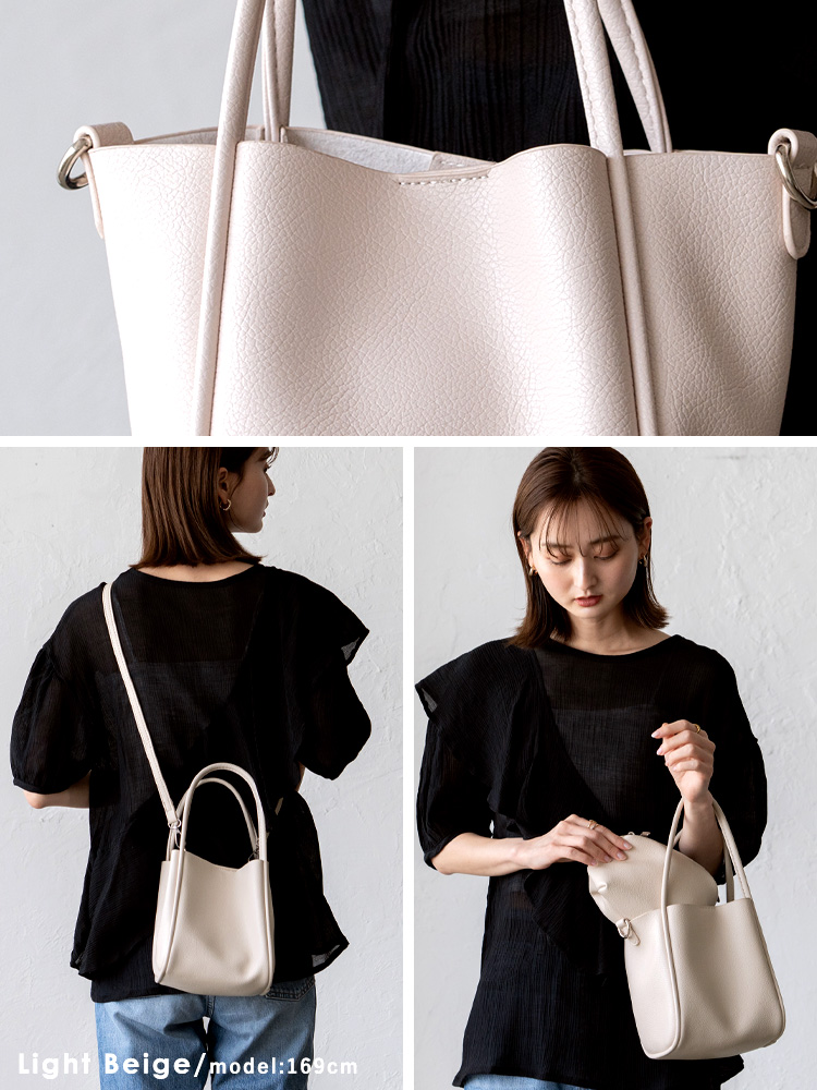 nana-nana/ナナナナ DUAL MINI ショルダーバッグ 2WAY トート