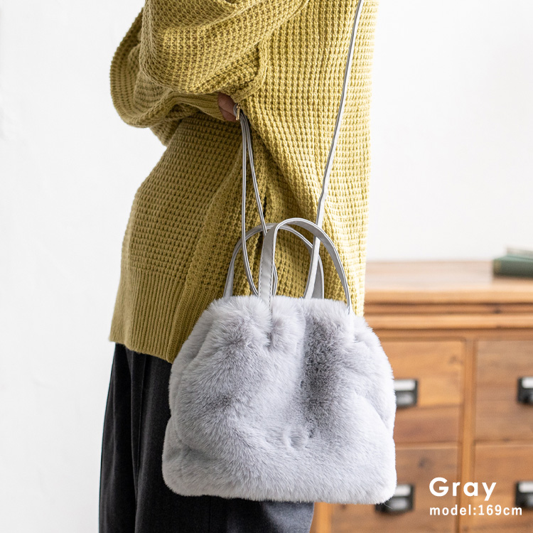 VitaFelice（ヴィータフェリーチェ） トートバッグ レディース ファー