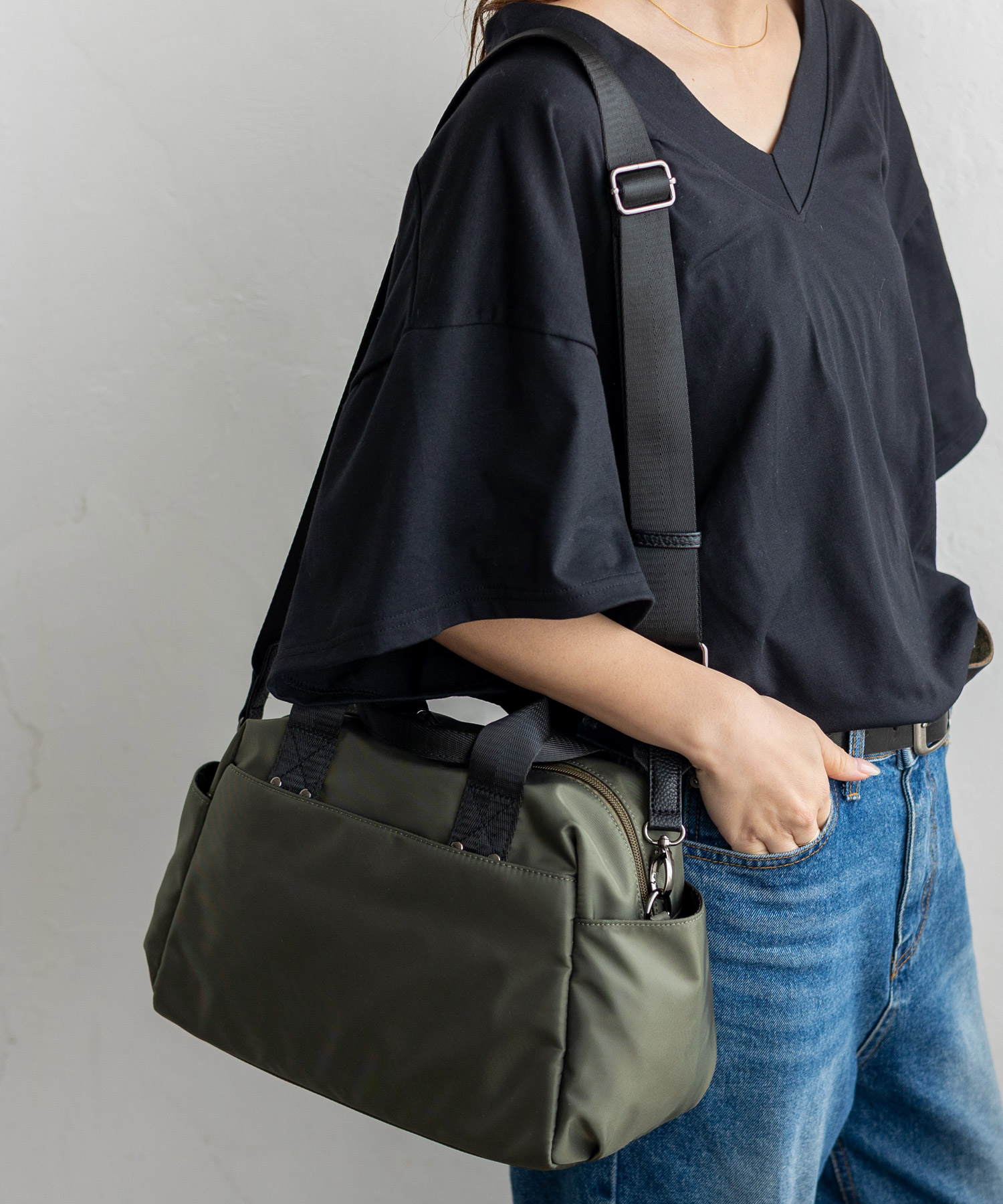 24時間以内発送 完売品 未使用品 22fw Small Waist Bag SOFT SMOOTH OIL LEATHER DUAL-USE LUNCH BAG(FREE SIZE Black): Yohji