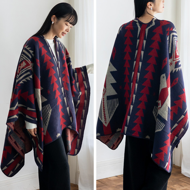 VitaFelice（ヴィータフェリーチェ） ブランケット ポンチョ ひざ掛け