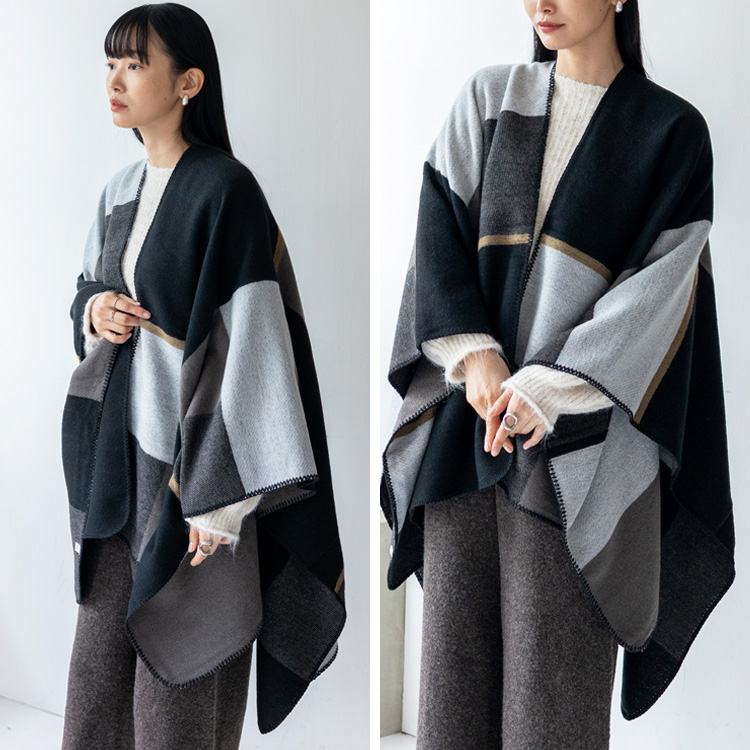 VitaFelice（ヴィータフェリーチェ） ブランケット ポンチョ ひざ掛け