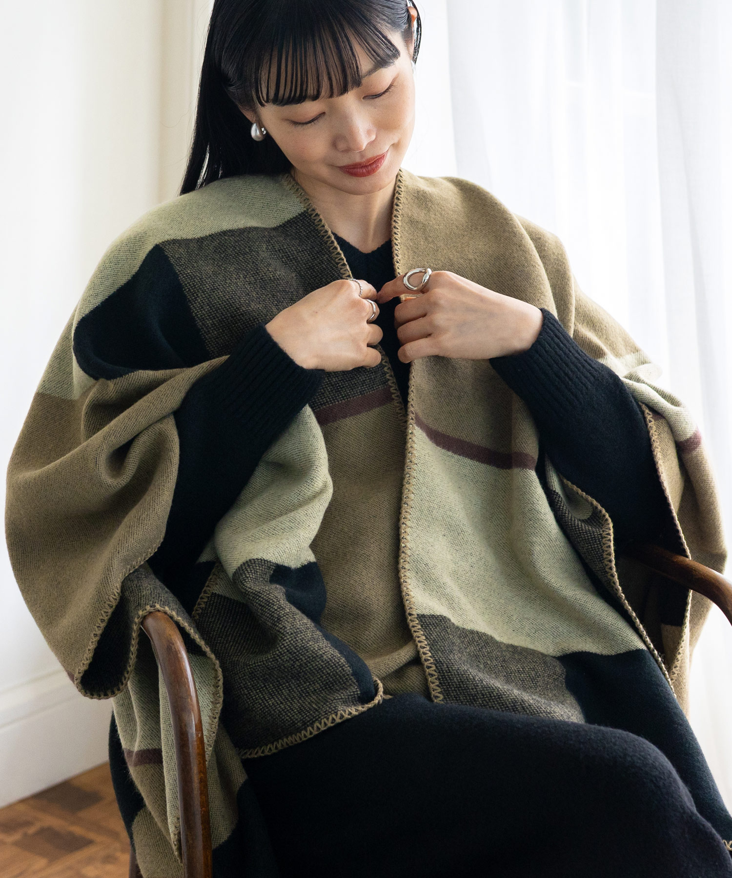 VitaFelice（ヴィータフェリーチェ） ブランケット ポンチョ ひざ掛け