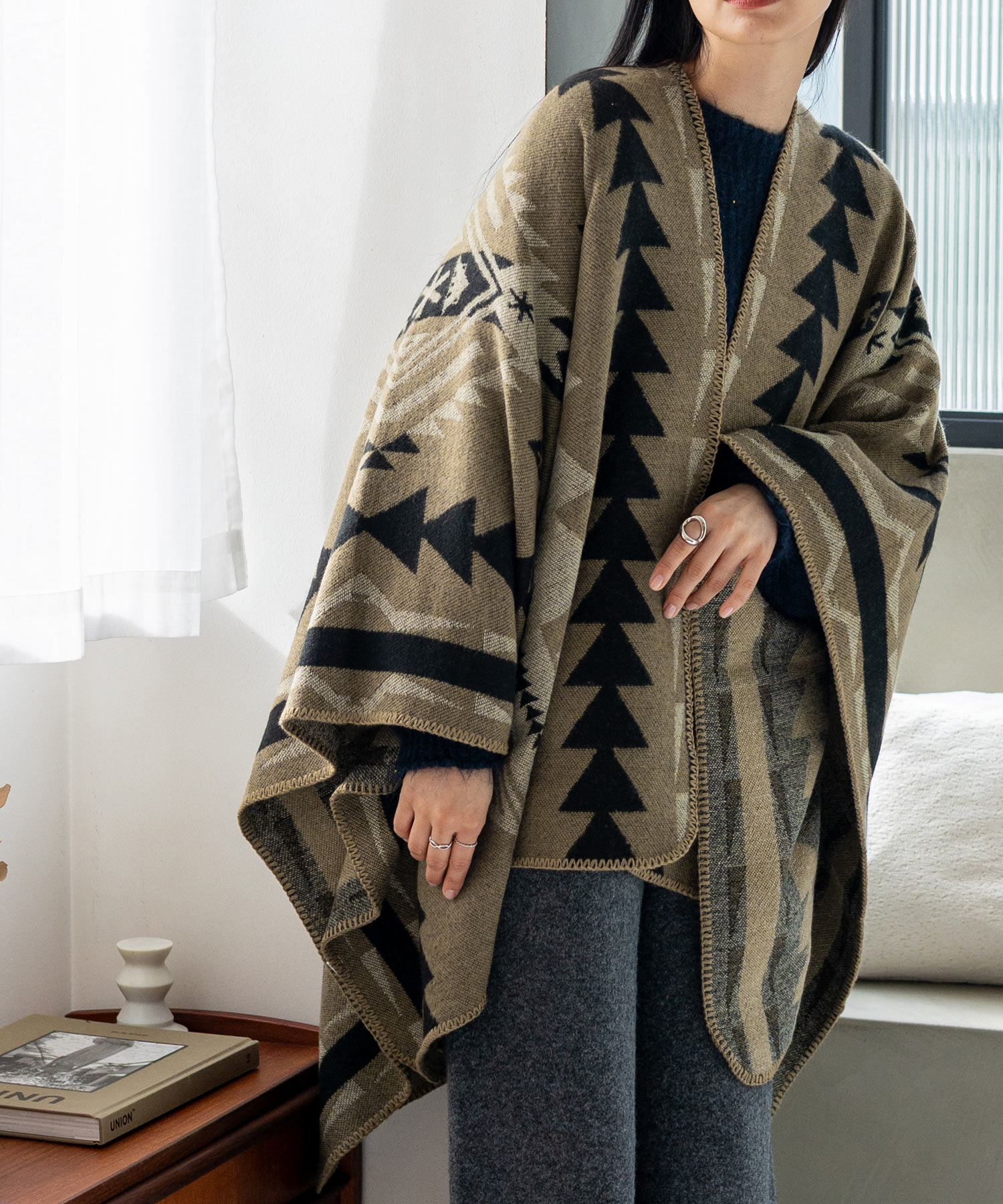 VitaFelice（ヴィータフェリーチェ） ブランケット ポンチョ ひざ掛け