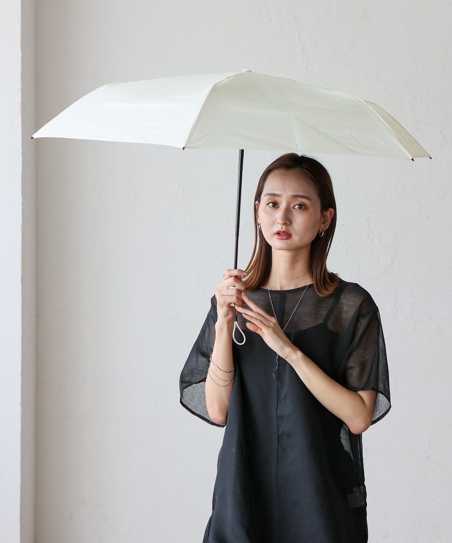 VitaFelice（ヴィータフェリーチェ） 日傘 折りたたみ 完全遮光 晴雨