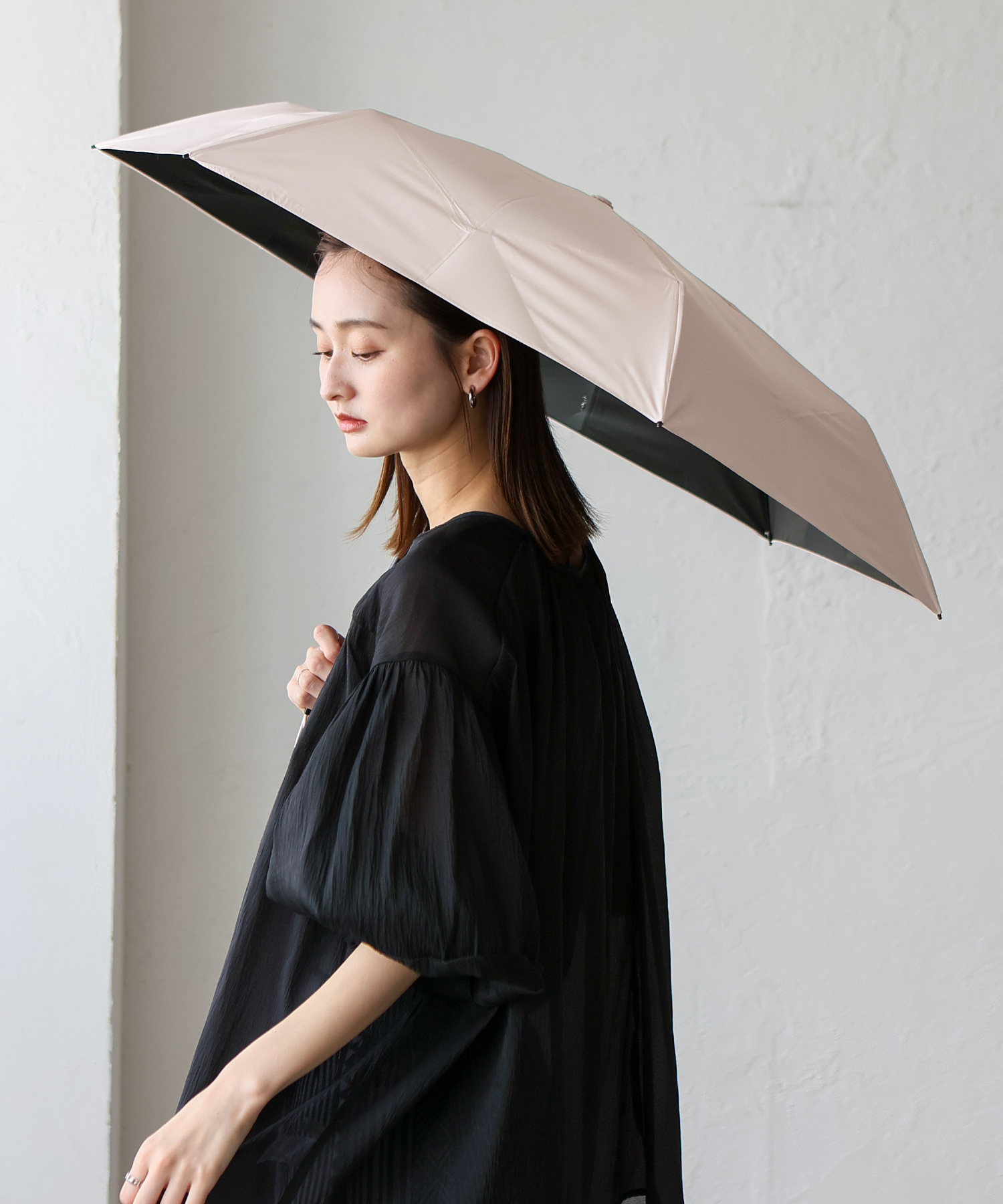 VitaFelice（ヴィータフェリーチェ） 日傘 折りたたみ 完全遮光 晴雨