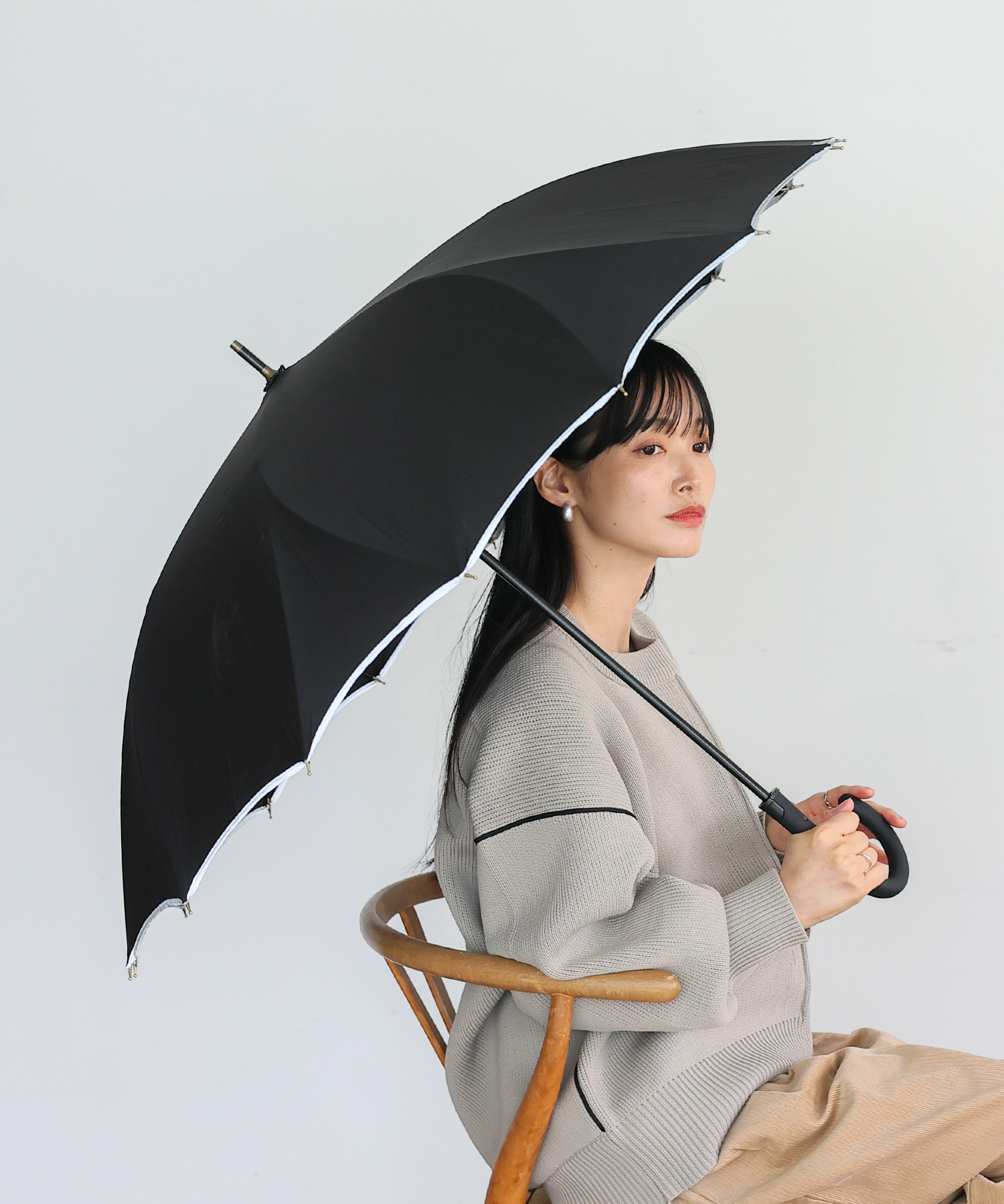 VitaFelice（ヴィータフェリーチェ） 傘 レディース16本骨 長傘 花びら