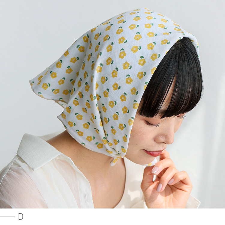 VitaFelice（ヴィータフェリーチェ） スカーフ レディース 正方形 総柄