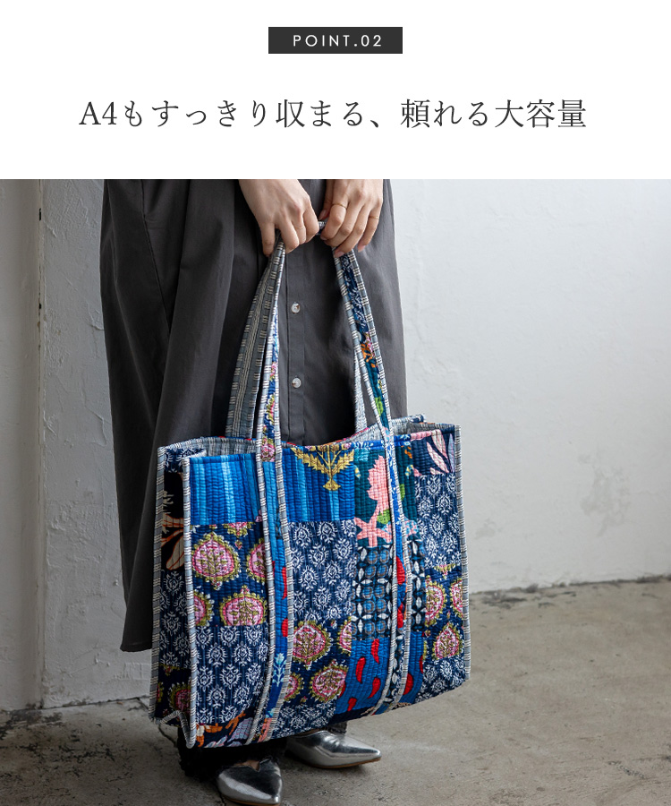 VitaFelice（ヴィータフェリーチェ） トートバッグ レディース 軽量 綿