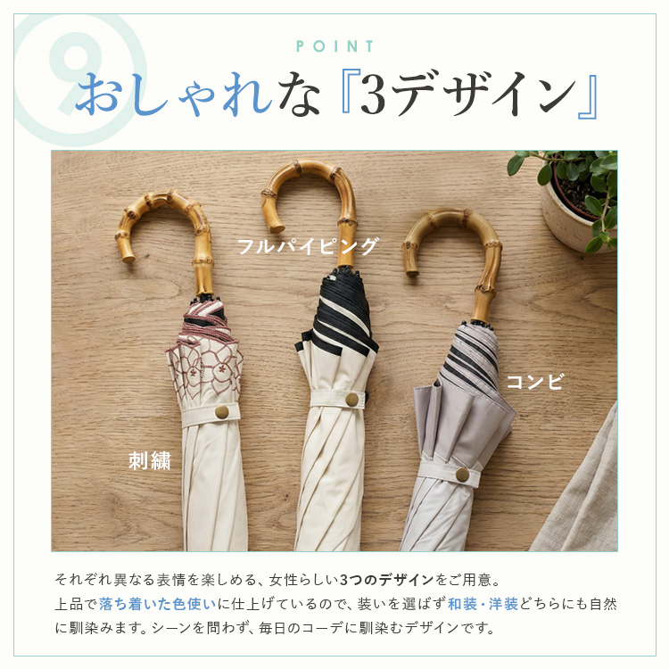 VitaFelice（ヴィータフェリーチェ） 日傘 完全遮光 折りたたみ 大きい