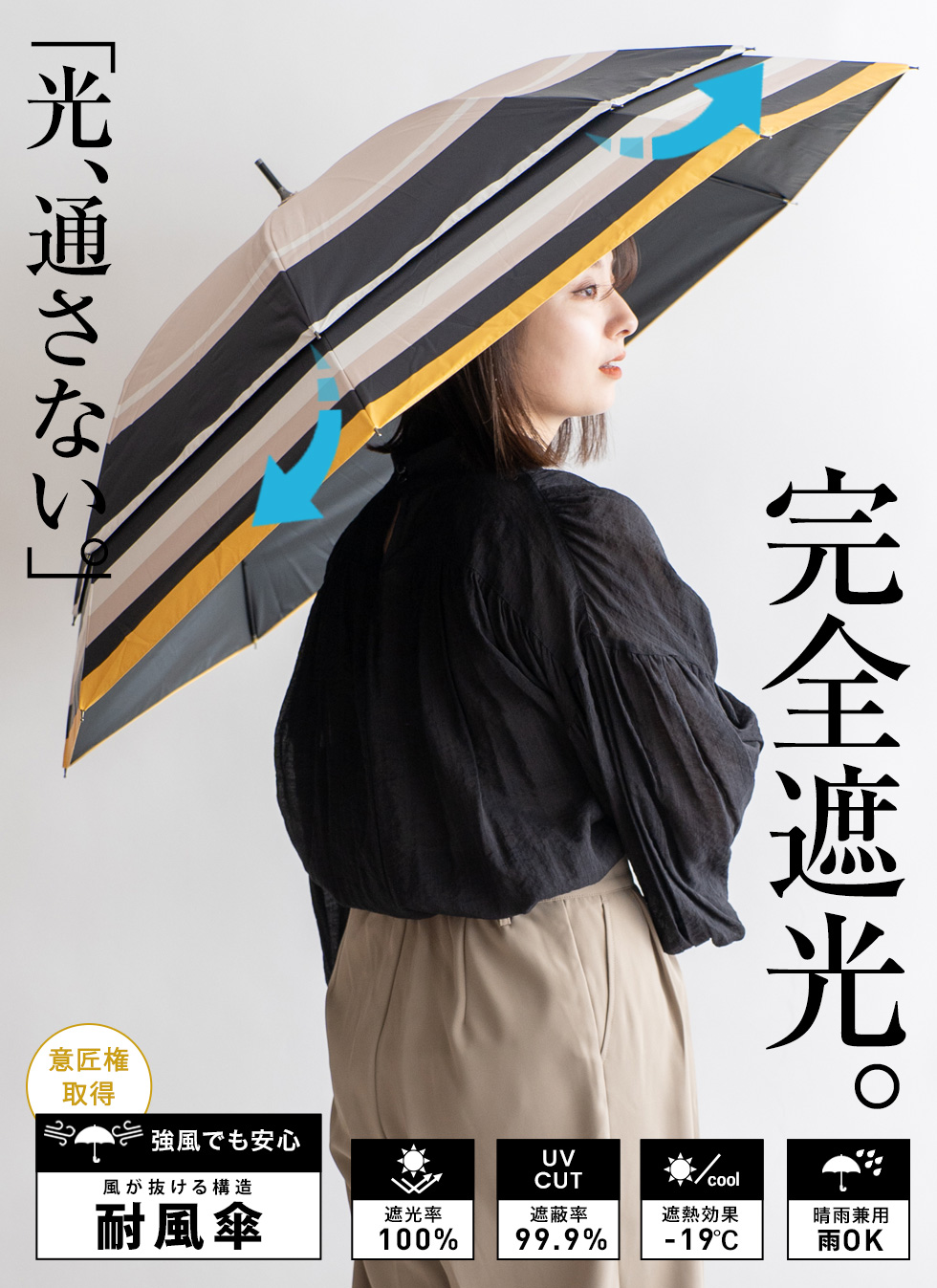 アンテプリマ ANTEPRIMA 傘 遮熱 遮光 晴雨兼用 未使用タグ付