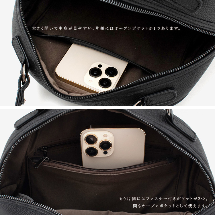 VitaFelice ショルダーバッグ レディース 斜めがけ 大人 本革