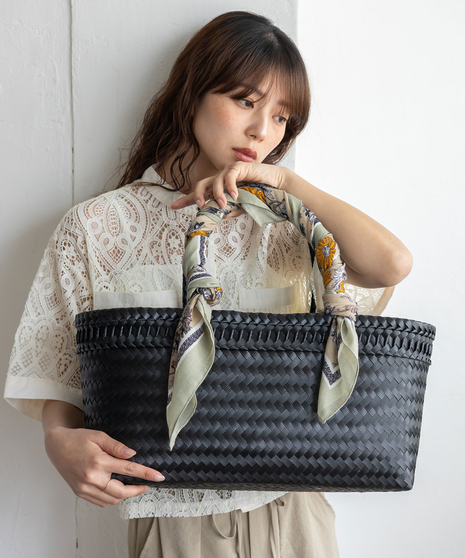 VitaFelice（ヴィータフェリーチェ） SALE メルカドバッグ かごバッグ