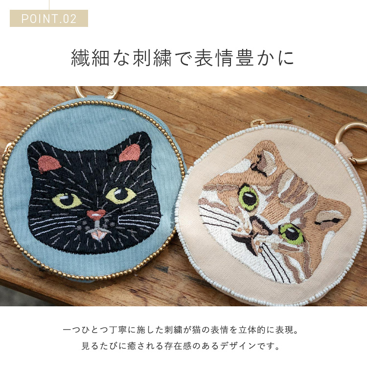 VitaFelice（ヴィータフェリーチェ） ポーチ 小物入れ 可愛い 小さめ