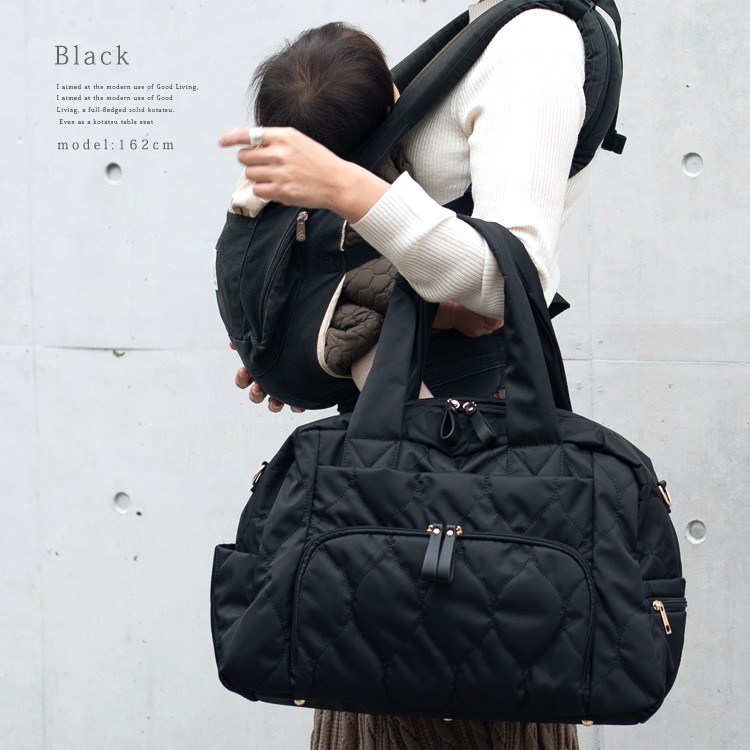 NEW限定品大容量️MAX MARA 黒 ボストンバッグ チェック 織地 43cm 伊製 バッグ