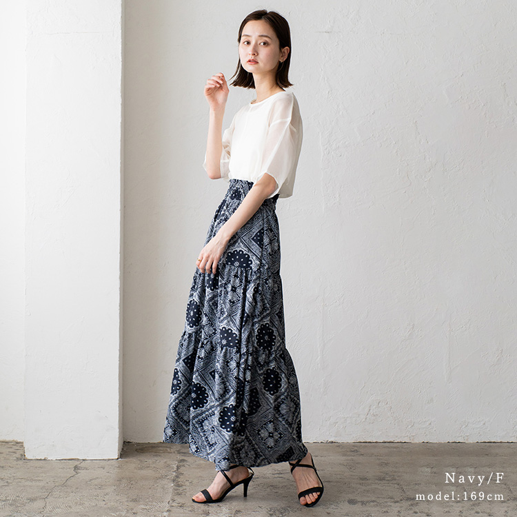 VitaFelice（ヴィータフェリーチェ） sale ティアードスカート
