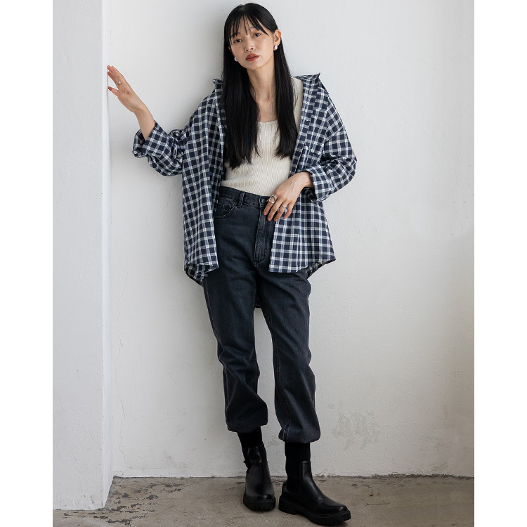 VitaFelice（ヴィータフェリーチェ） sale チェックシャツ 長袖
