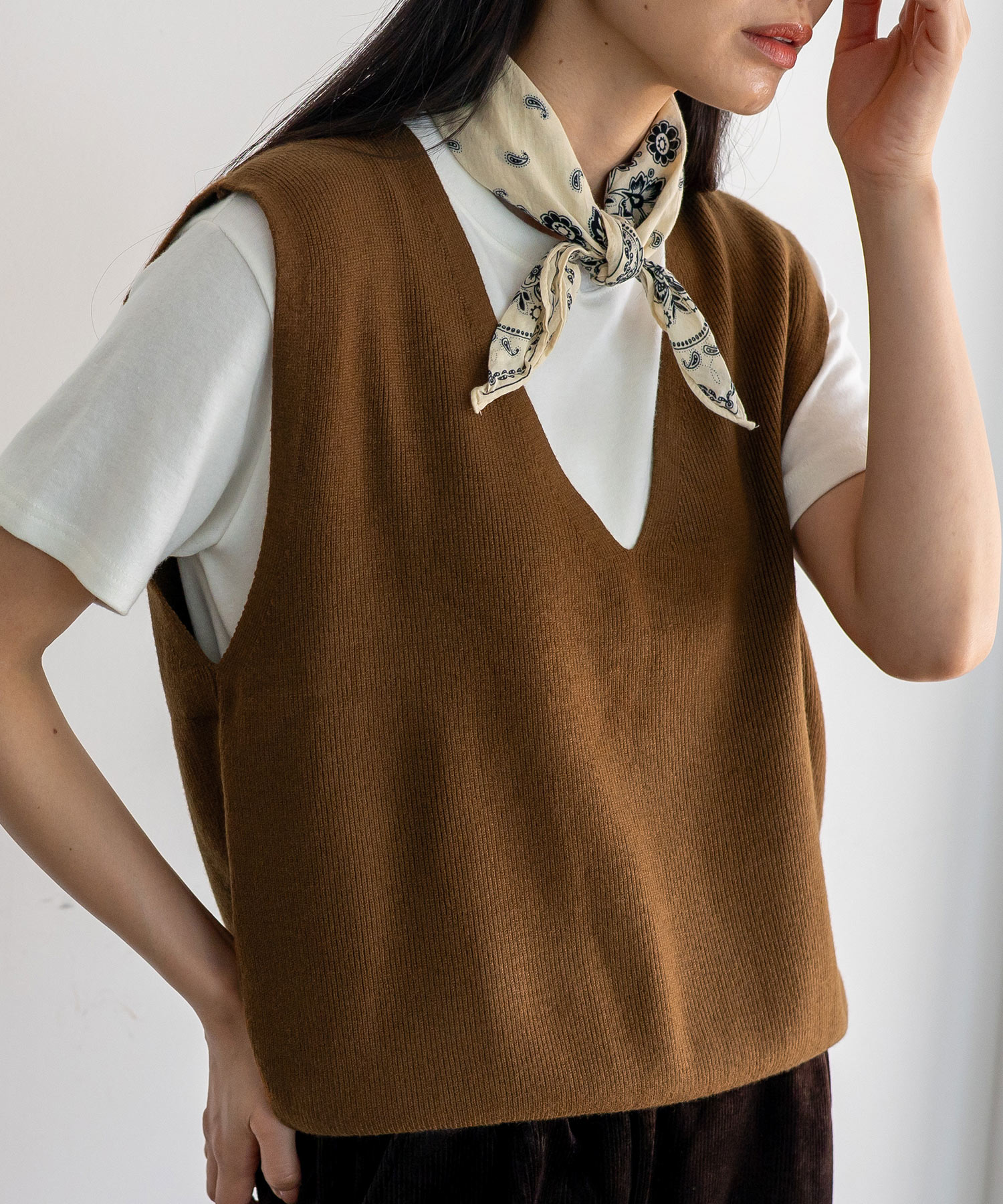 VitaFelice（ヴィータフェリーチェ） ベスト レディース ニットベスト