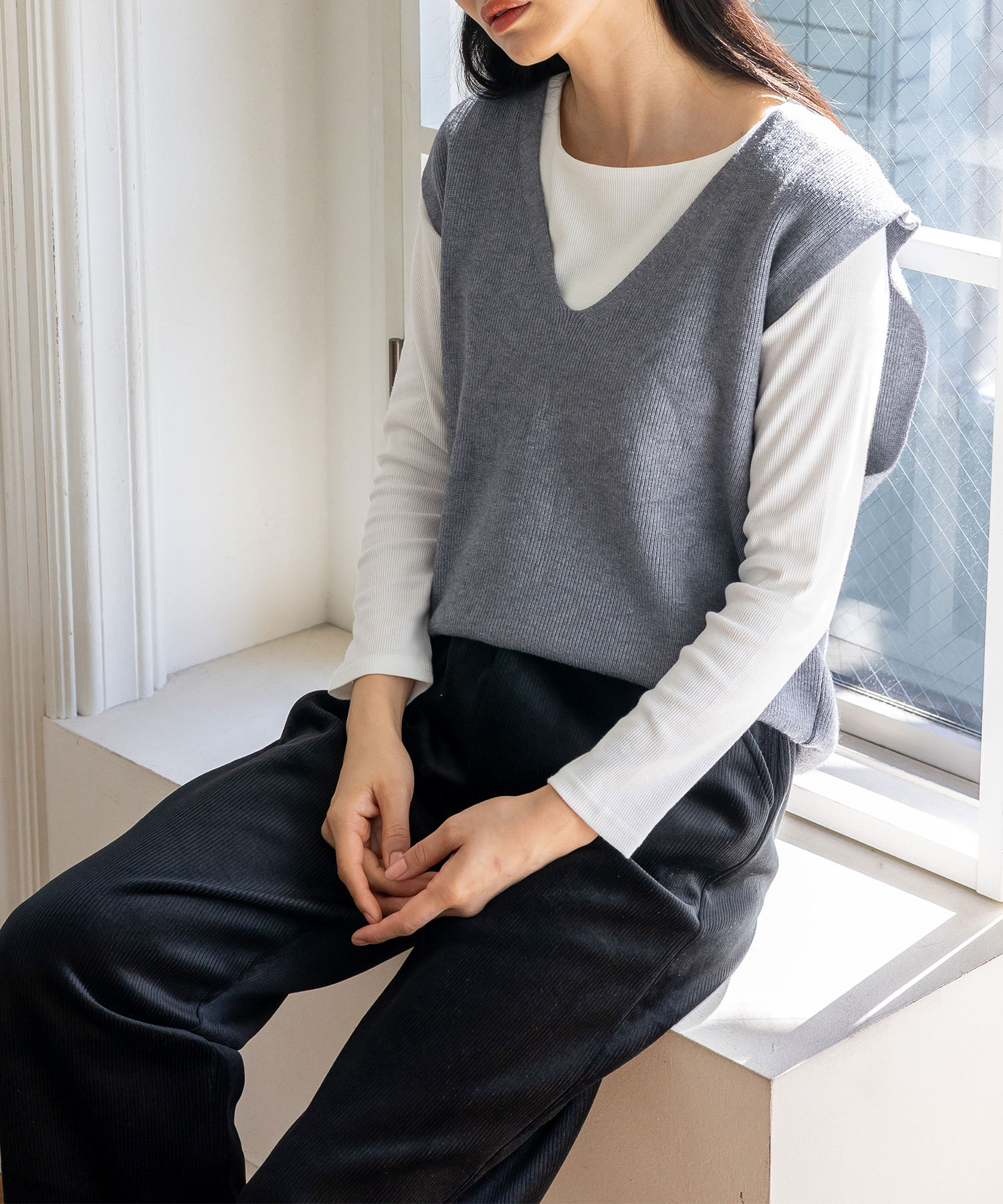 VitaFelice（ヴィータフェリーチェ） ベスト レディース ニットベスト