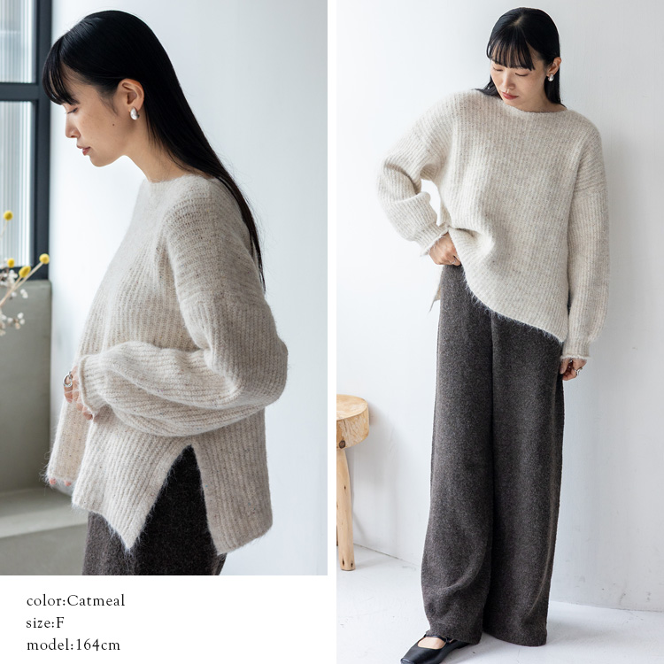 VitaFelice（ヴィータフェリーチェ） スパンコール ラメ ニット