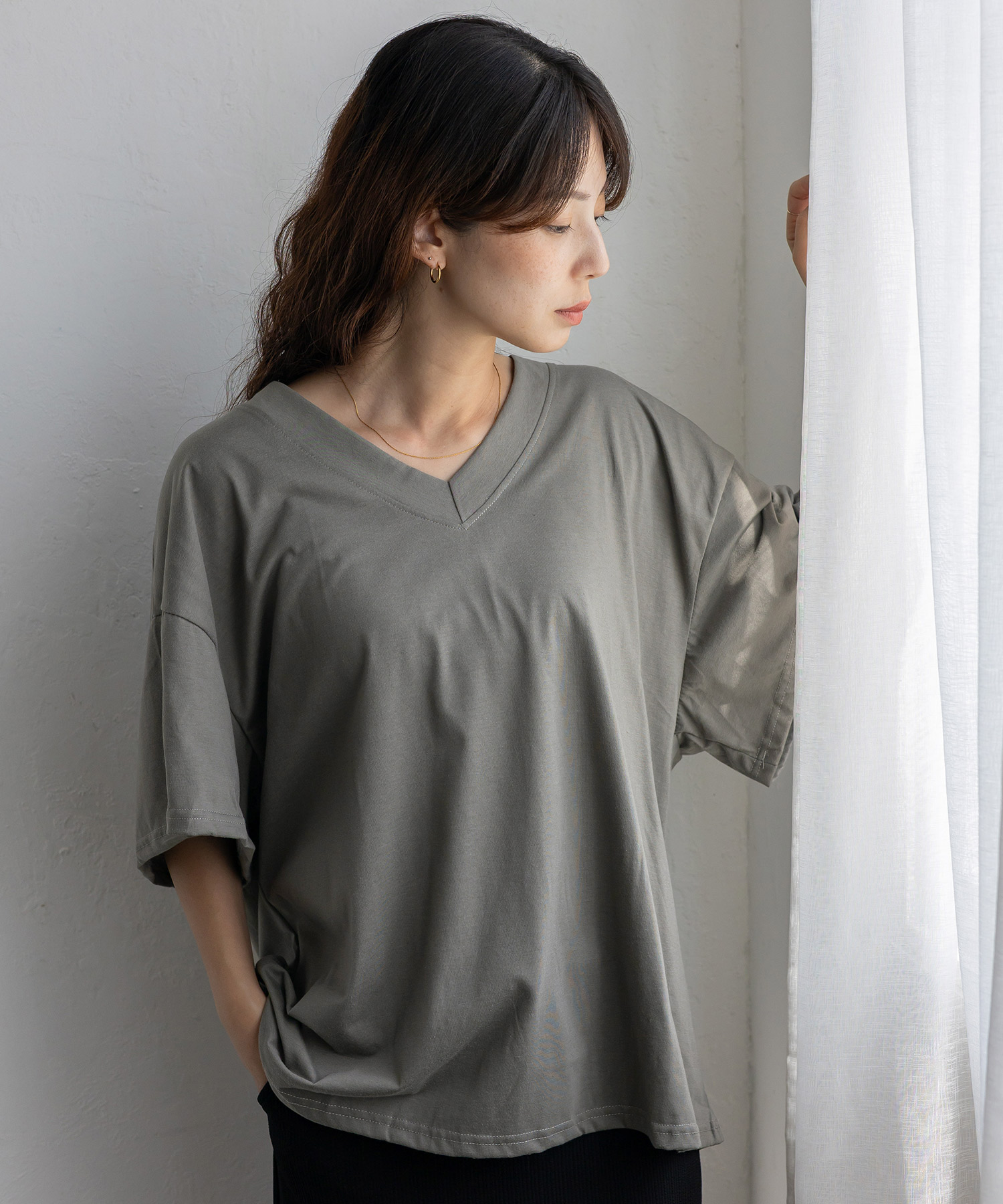 VitaFelice（ヴィータフェリーチェ） Tシャツ レディース 半袖 大きい