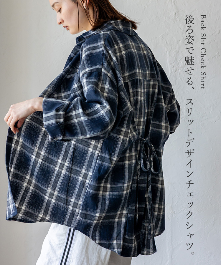 VitaFelice（ヴィータフェリーチェ） SALE チェックシャツ レディース