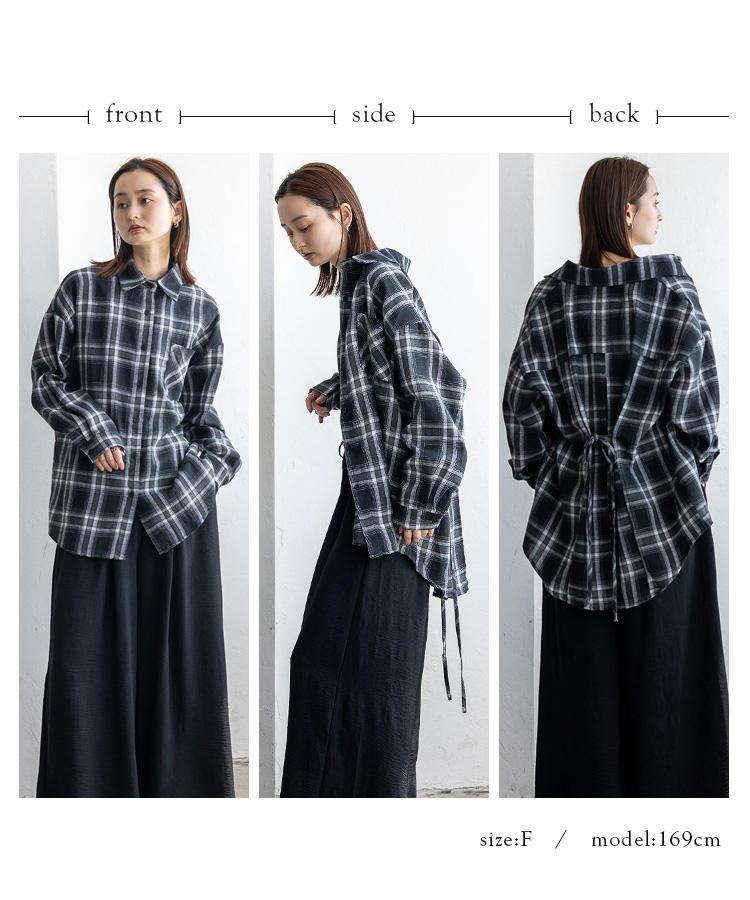 VitaFelice（ヴィータフェリーチェ） SALE チェックシャツ レディース