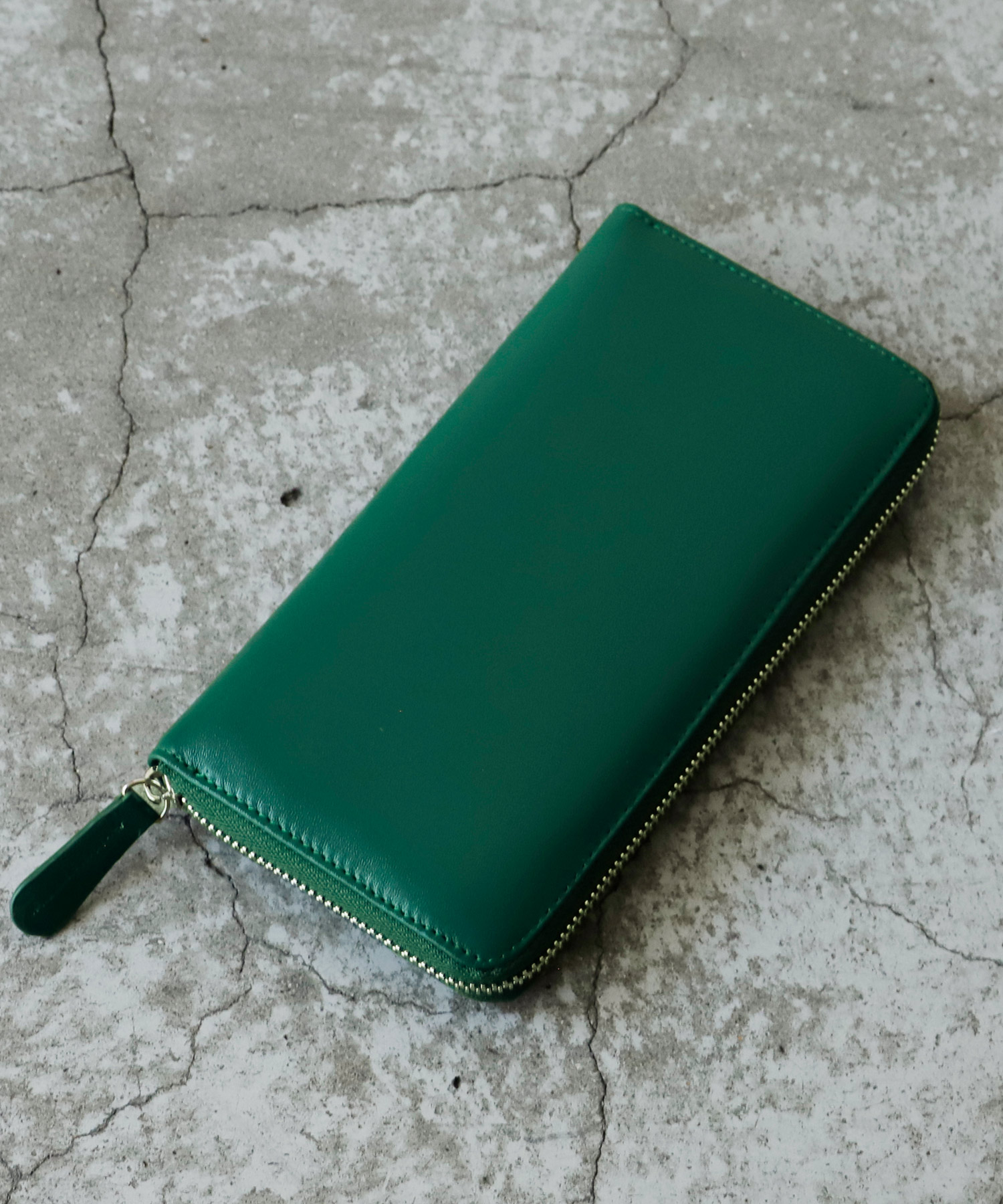 新品★ラルフローレン ラグビー L字　長財布　ウォレット　レザー　シルク　緑 シュリンクレザー 牛革 L字ファスナー 長財布 | 有限会社 野村