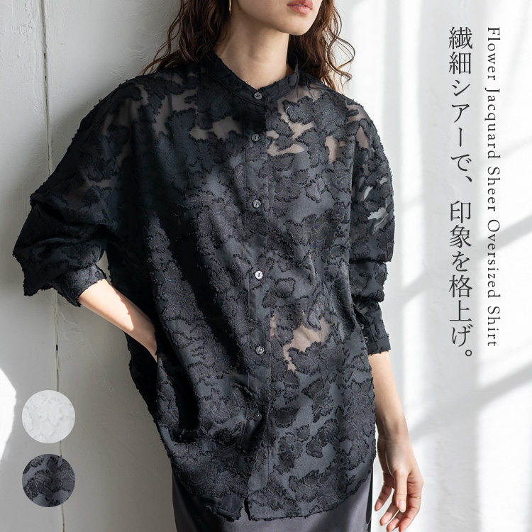 VitaFelice（ヴィータフェリーチェ） シアーシャツ レディース 長袖