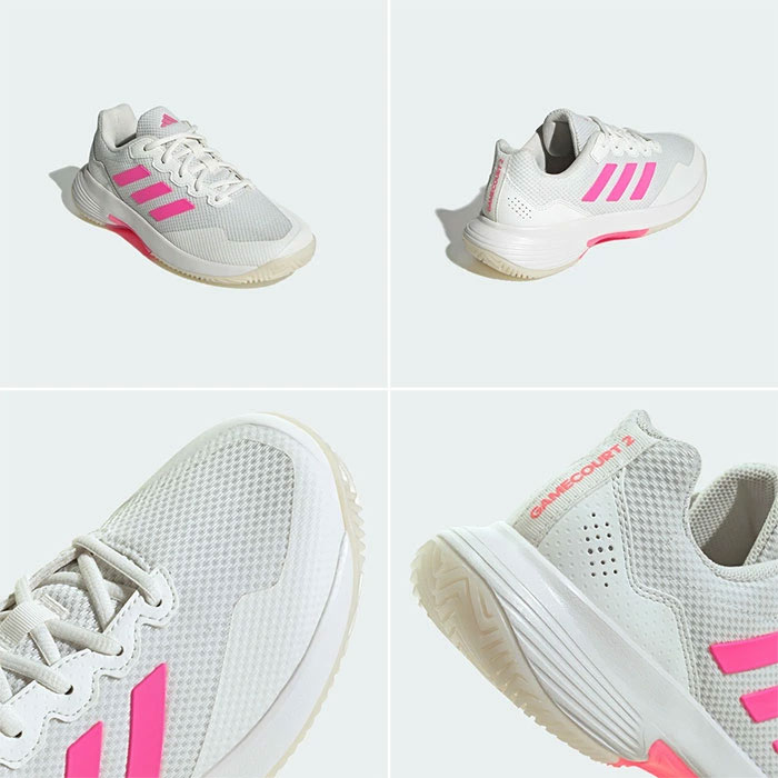 【未使用】アディダス adidas novak pro テニスシューズ adidas◇novak pro/ローカットスニーカー/26.5cm/WHT/AQ5673