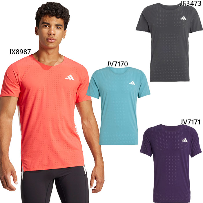 アディゼロ　ランニングTシャツ　新品・未使用　サイズM adidas（アディダス） メンズ アディゼロ ランニング半袖Tシャツ