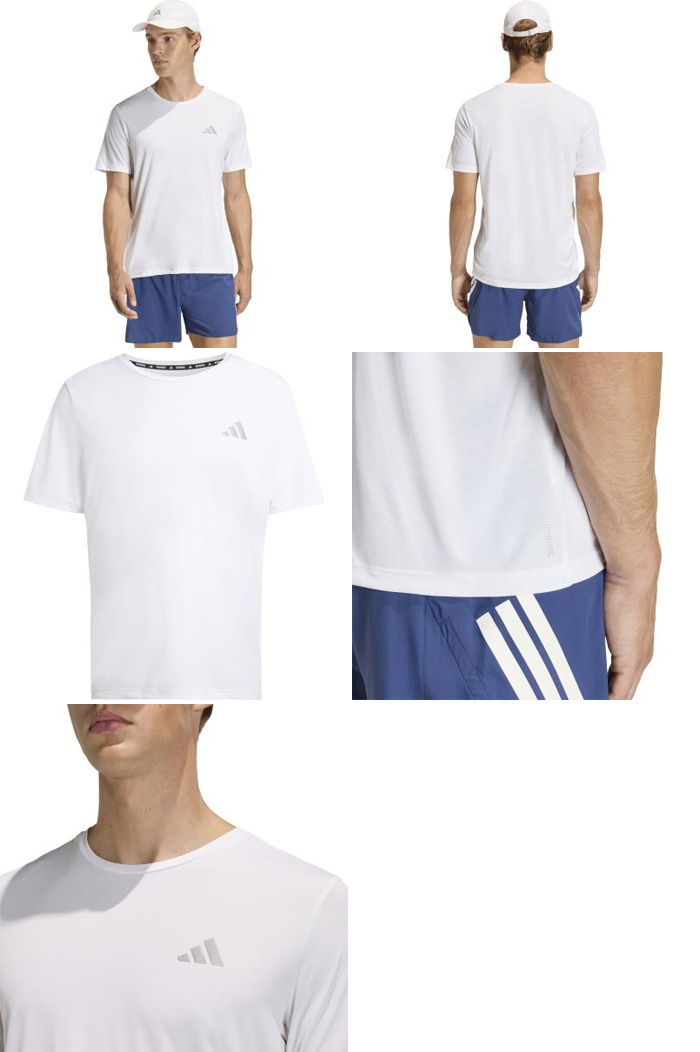 adidas（アディダス） メンズ ラン エッセンシャルズ Tシャツ