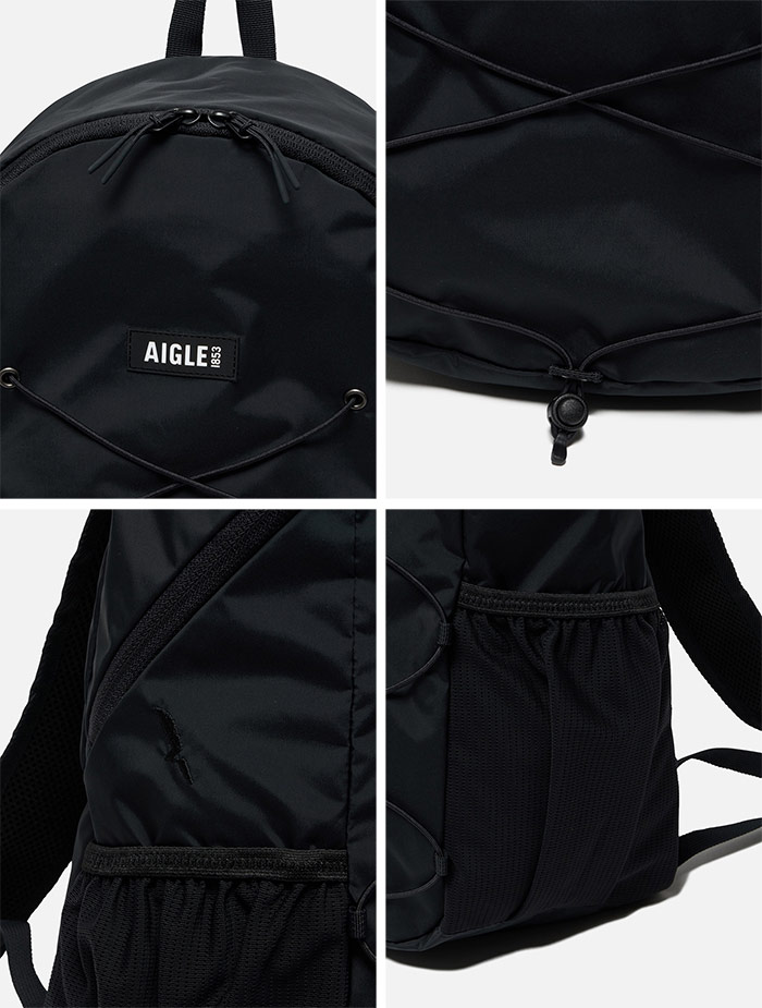 20L エーグル メンズ レディース パッカブル バックパック リュックサック デイパック バッグ 鞄 カジュアル ブラック 黒 ブルー 青 ベージュ 送料無料 AIGLE ZNHBN03 AIGLE（エーグル） 20L メンズ レディース パッカブル バックパック