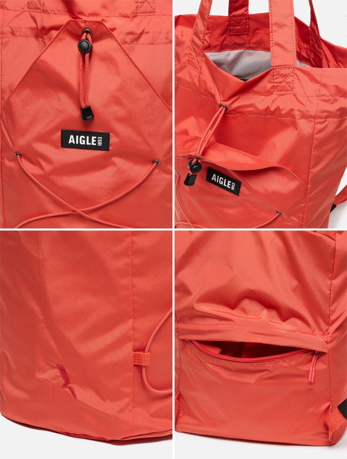 AIGLE（エーグル） 10L メンズ レディース 撥水 パッカブル バック