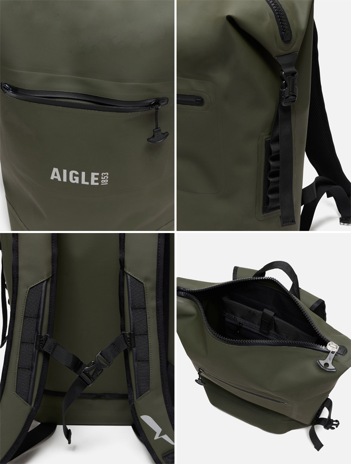 AIGLE（エーグル） 25L メンズ レディース 防水 トラベルドライ バック