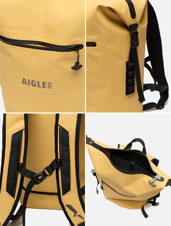 AIGLE（エーグル） 25L メンズ レディース 防水 トラベルドライ バック