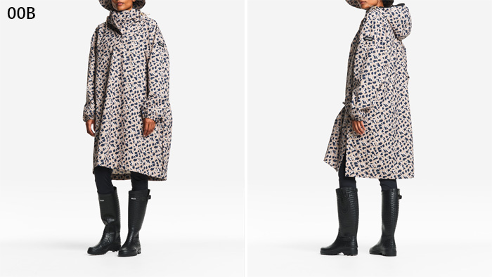 AIGLE（エーグル） レディース 防水 軽量 パッカブルポンチョ レイン