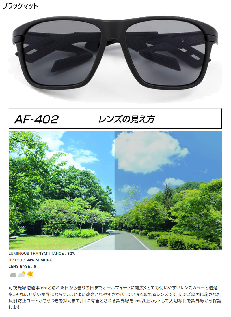 AirFly エアフライ メンズ レディース AF-402 スポーツサングラス AF