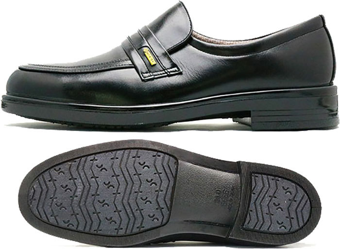 4E幅 幅広 ワイド アサヒシューズ メンズ 通勤快足 TK3126 ビジネスシューズ スリッポンタイプ ゴアテックス 防水 ハンズフリーシューズ ブラック 黒 送料無料 asahi shoes AM31261 アサヒシューズ 4E幅 幅広 ワイド メンズ 通勤快足 TK3126 ビジネス