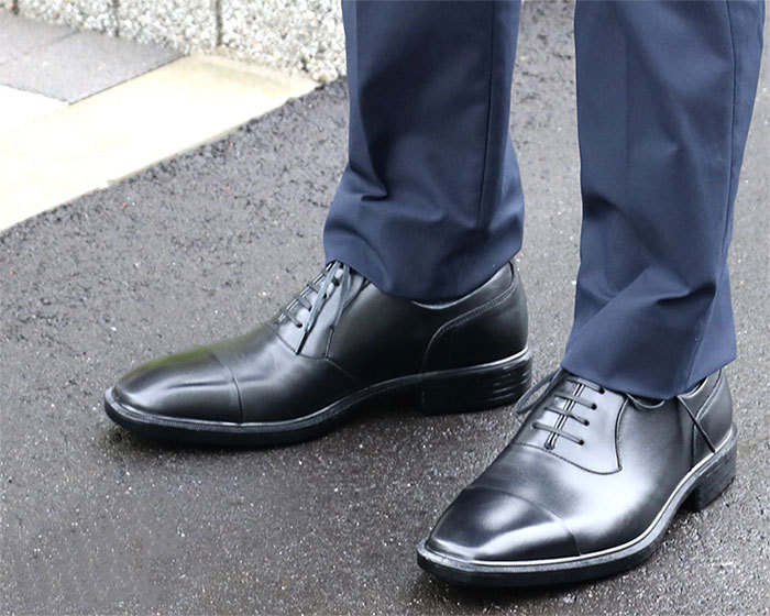 アサヒシューズ 3E幅 メンズ 通勤快足TK3309 ビジネスシューズ