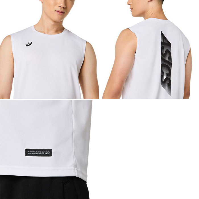 ASICS × ELDORESO ノースリーブ シャツ Lサイズ ASICS（アシックス） メンズ ドライノースリーブシャツ ジョギング