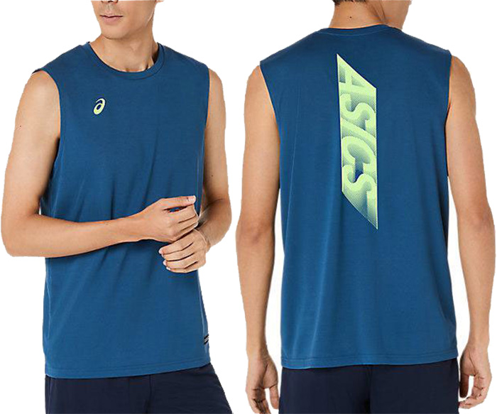 ASICS（アシックス） メンズ ドライノースリーブシャツ ジョギング