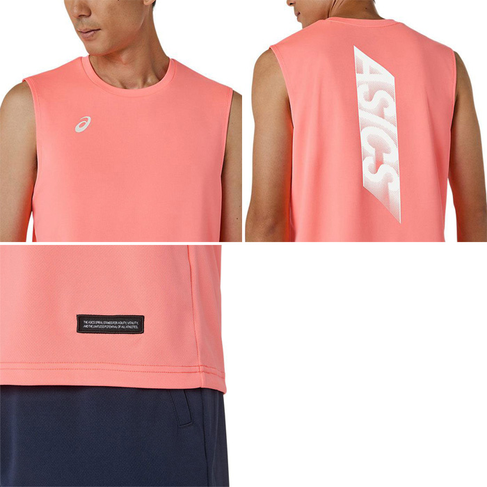 ASICS（アシックス） メンズ ドライノースリーブシャツ ジョギング